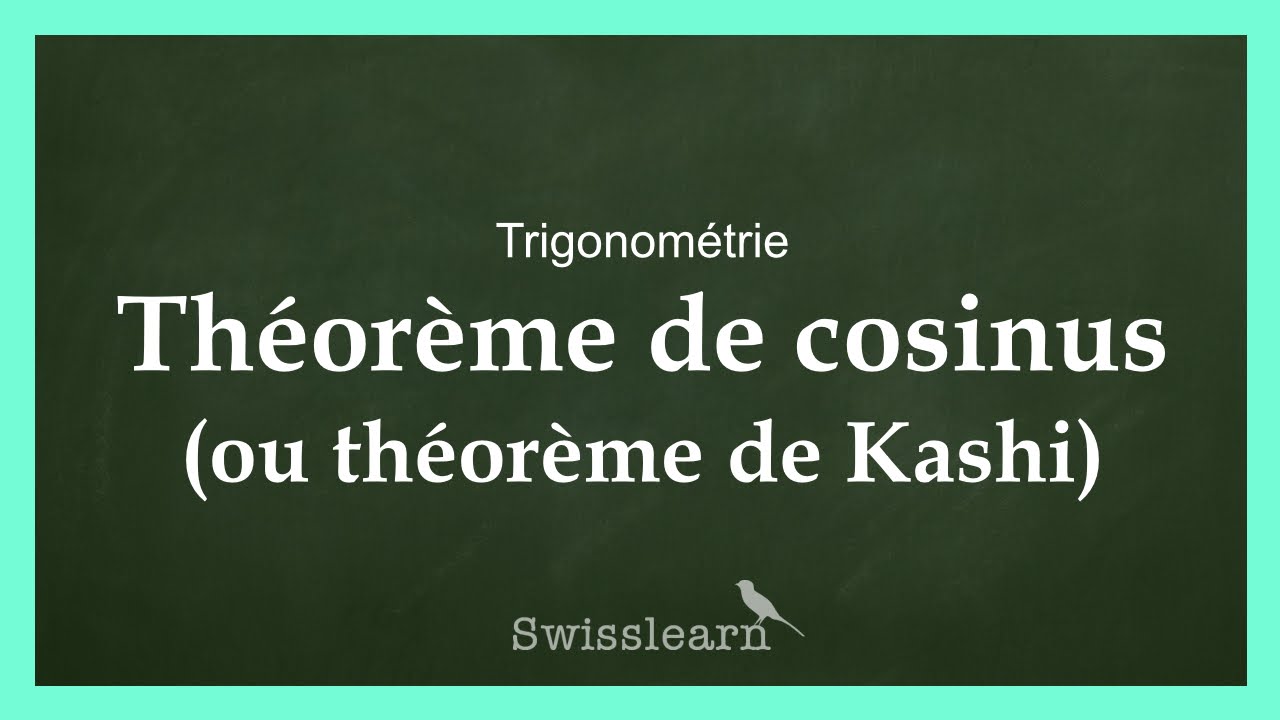 Théorème de cosinus