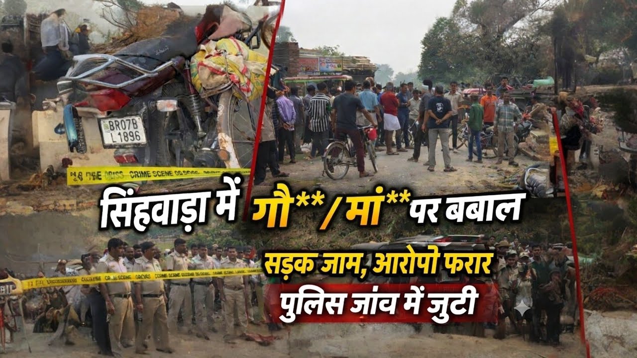 Darbhanga में माँस तस्करी को लेकर मचा बवाल। भयंकर प्रदर्शन। पुलिस जांच में जुटी, देखिए Video 