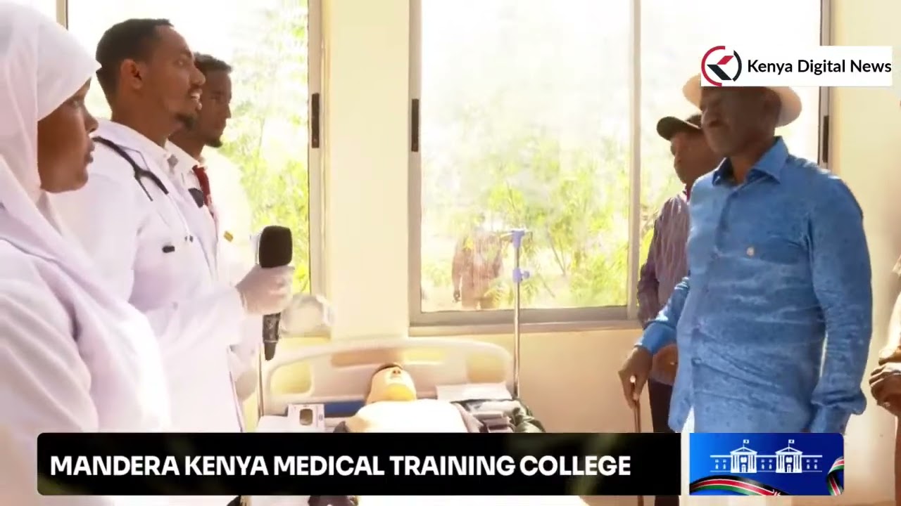President Ruto Inspects Mandera Kenya Medical Training College!