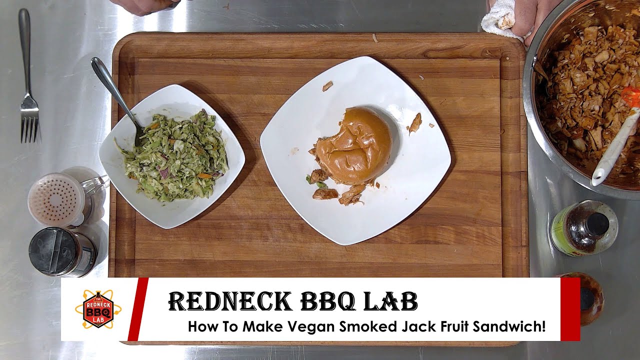 How To Make A Smoked Jack Fruit Vegan Sandwich!