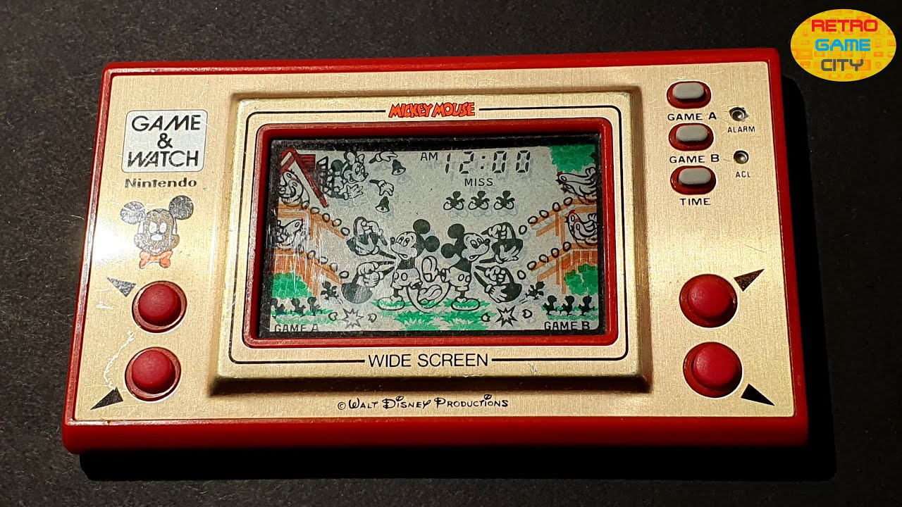 Nintendo Game & Watch | Disneys Mickey mouse | Wide screen