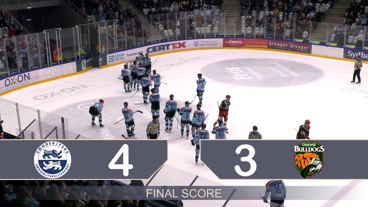 SønderjyskE Ishockey vs Odense Bulldogs 01-03-2024