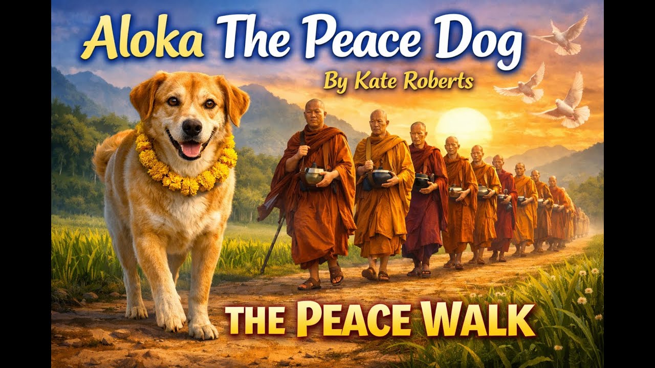 Aloka – The Peace Dog The Stray Who Walked for Peace and Changed Hearts by Kate Roberts