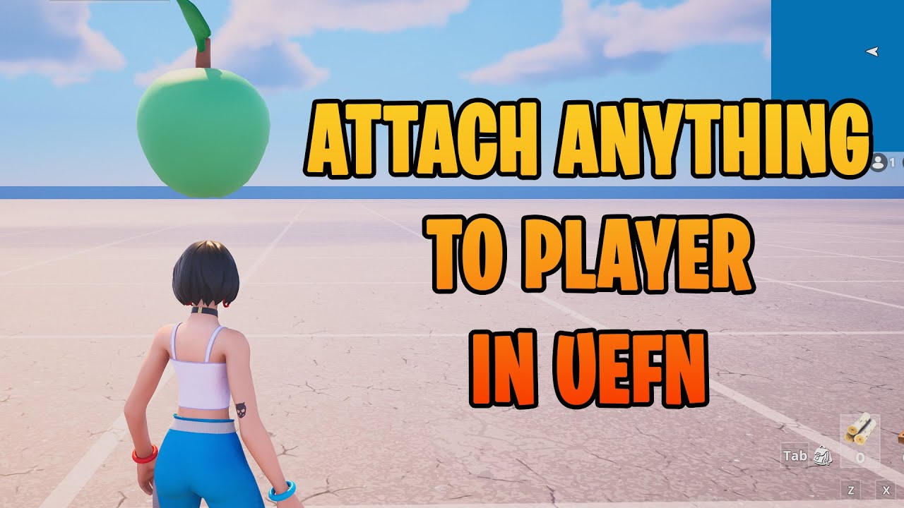 Легко прикрепляйте что угодно к игроку в Fortnite, без устройств! &mdash; UEFN/Scenegraph