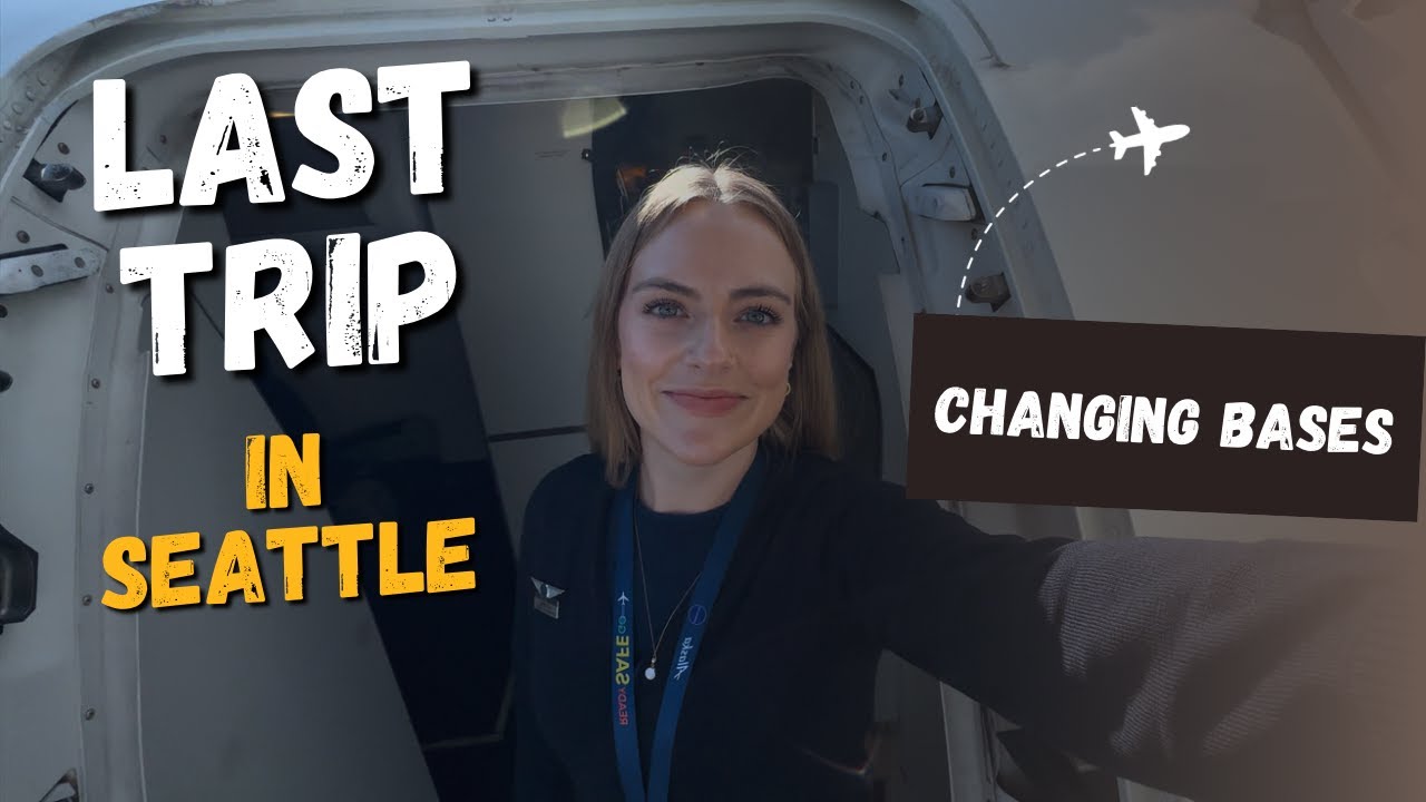 My Last Trip in Seattle // Flight Attendant Vlog