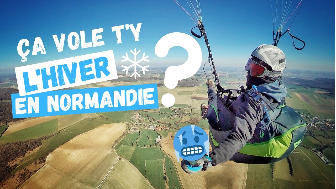 Ça vole t'y l'hiver en Normandie ? #parapente