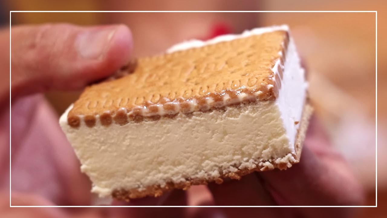 SANDWICH HELADO Fácil y SIN Máquina | Súper CREMOSO