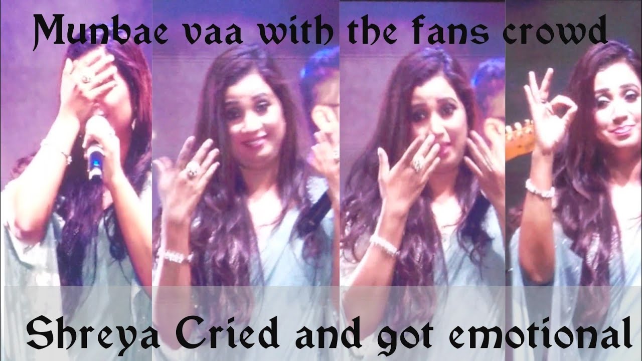 AWESOME CROWD SINGING Munbae vaa with ShreyaGhoshal II EMOTIONAL AND TEARED UP SHREYAGHOSHAL II