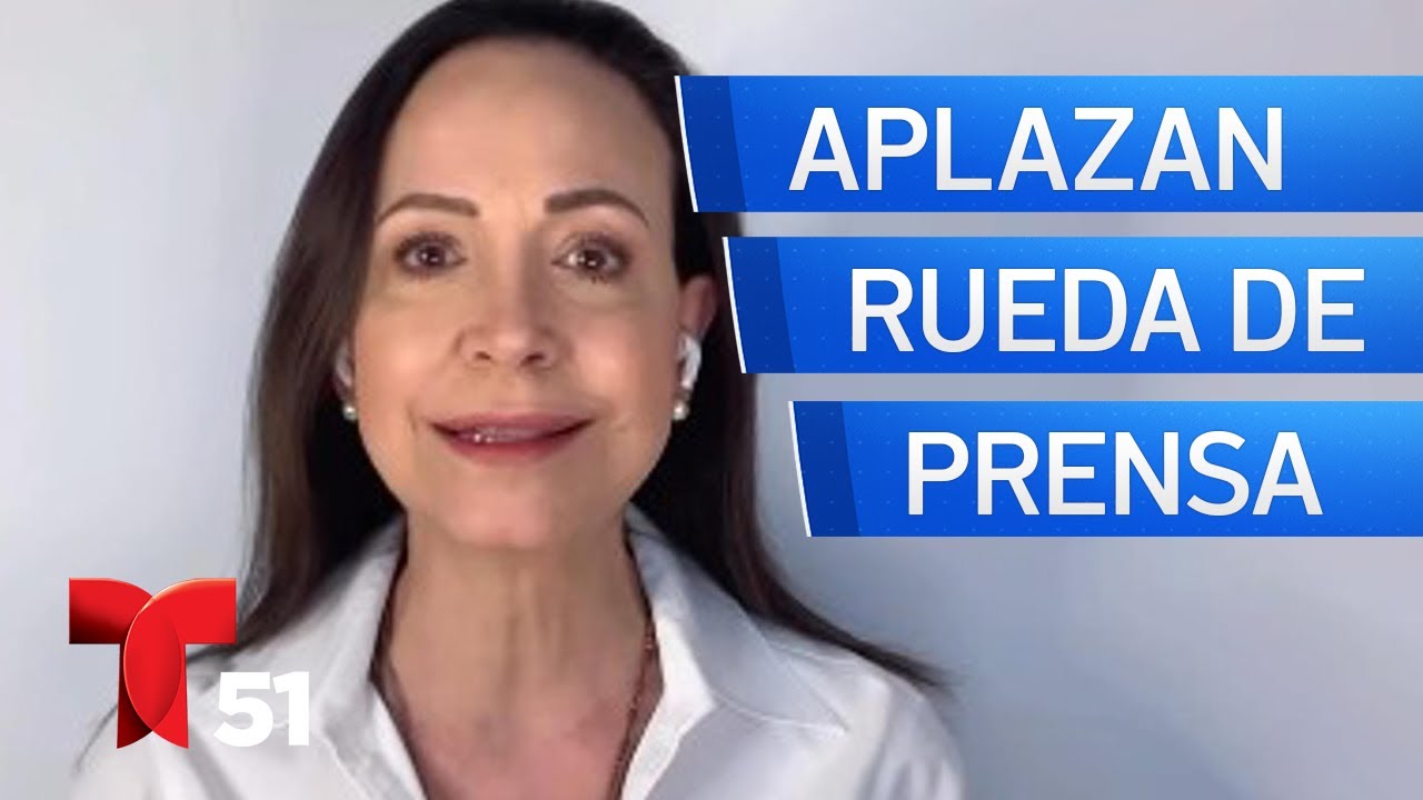 Aplazan rueda de prensa de María Corina Machado previo al Nobel de la Paz