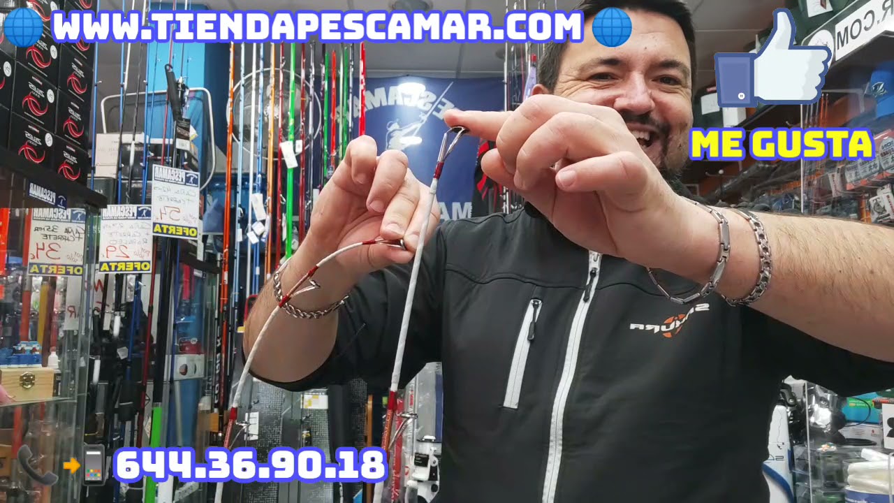 PESCAMAR - (VID7) - Caña Duraflot Magnesia XWonder Fuji Híbrida TMax - 2 Punteros