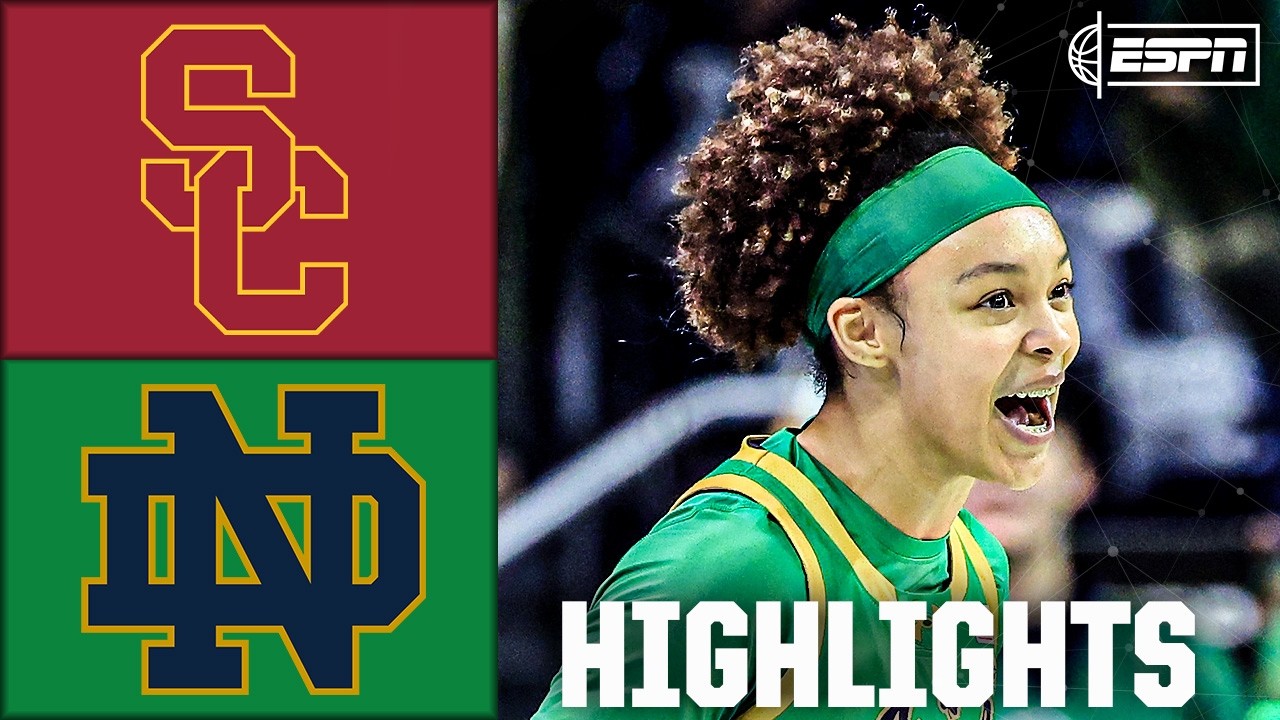 USC Trojans vs. Notre Dame Fighting Irish | Full Game Highlights | ESPN College Basketball
