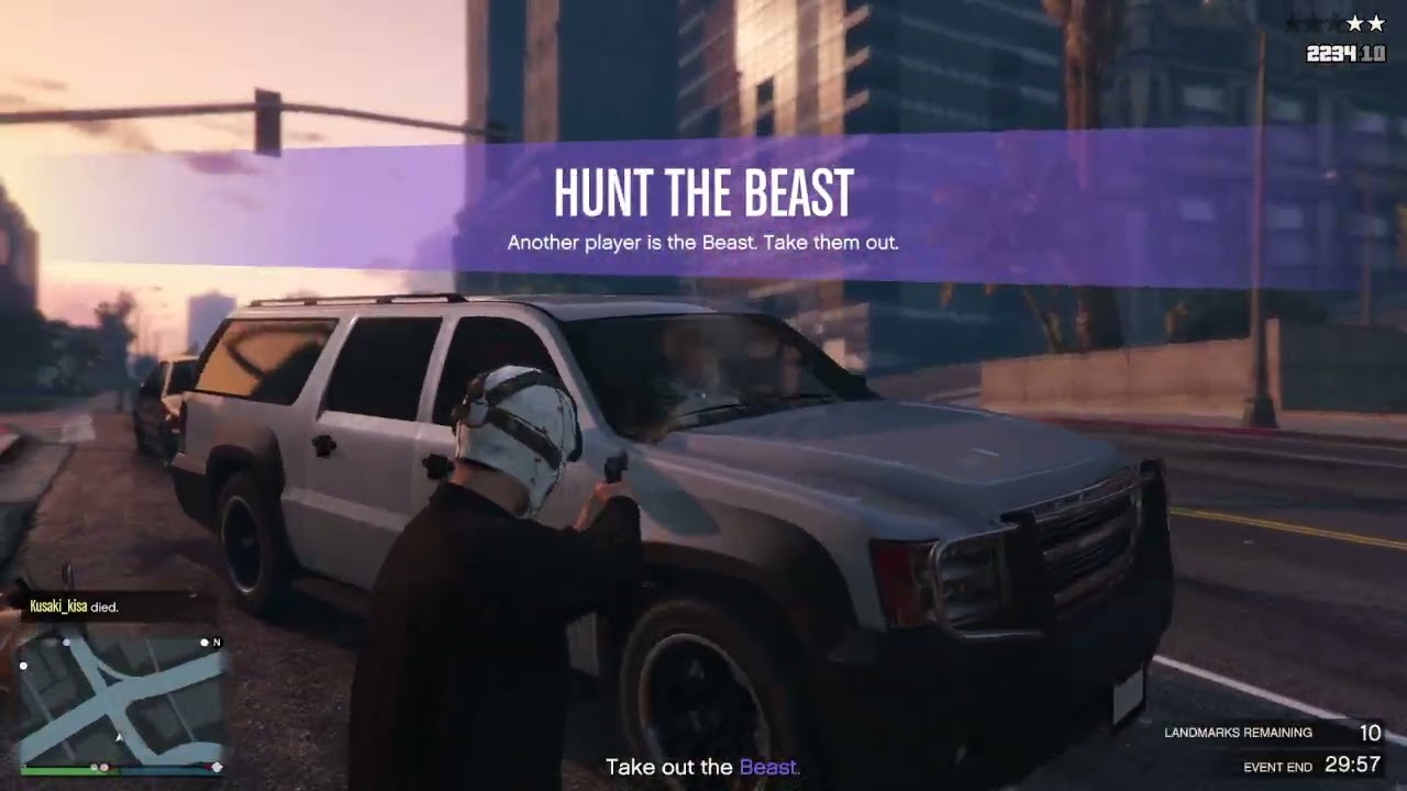 Running people over in gta 5 online
