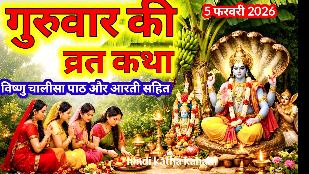 बृहस्पतिवार व्रत कथा | Guruvar Vrat  Katha | Brihaspativar Vrat Katha | Brihaspatidev vrat katha 
