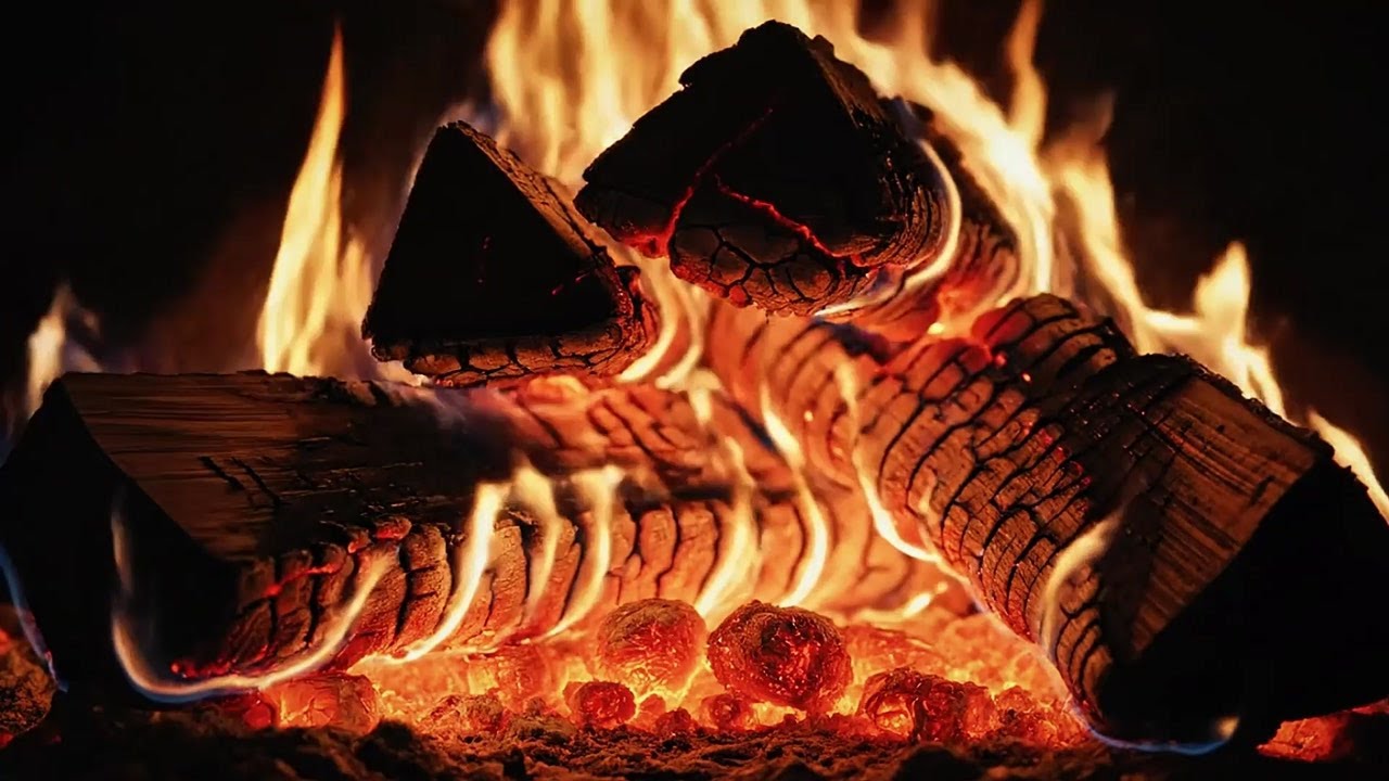 ASMR Fireplace Ambience 🔥 | Perfect for Sleep, Meditation & Yoga