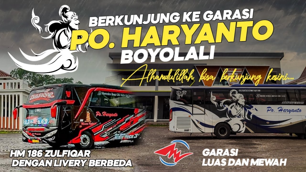 BERKUNJUNG KE GARASI PO. HARYANTO BOYOLALI 😍😍 