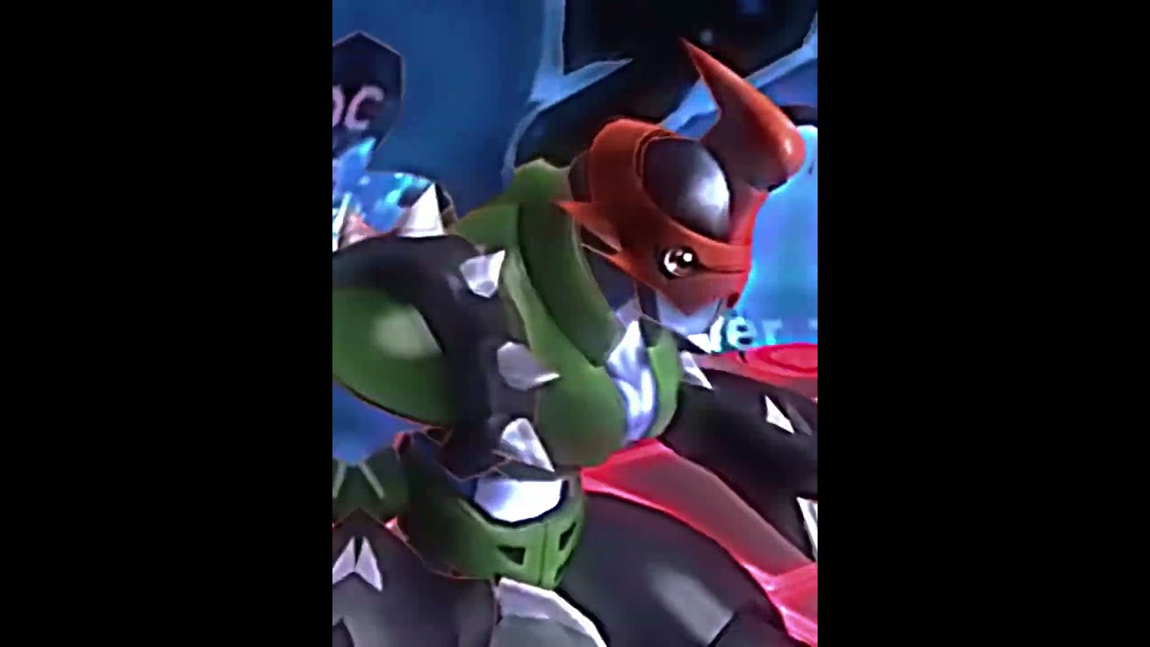 Metal Greymon vs paildramon🔵❌🟠✨🪲🦖🔪