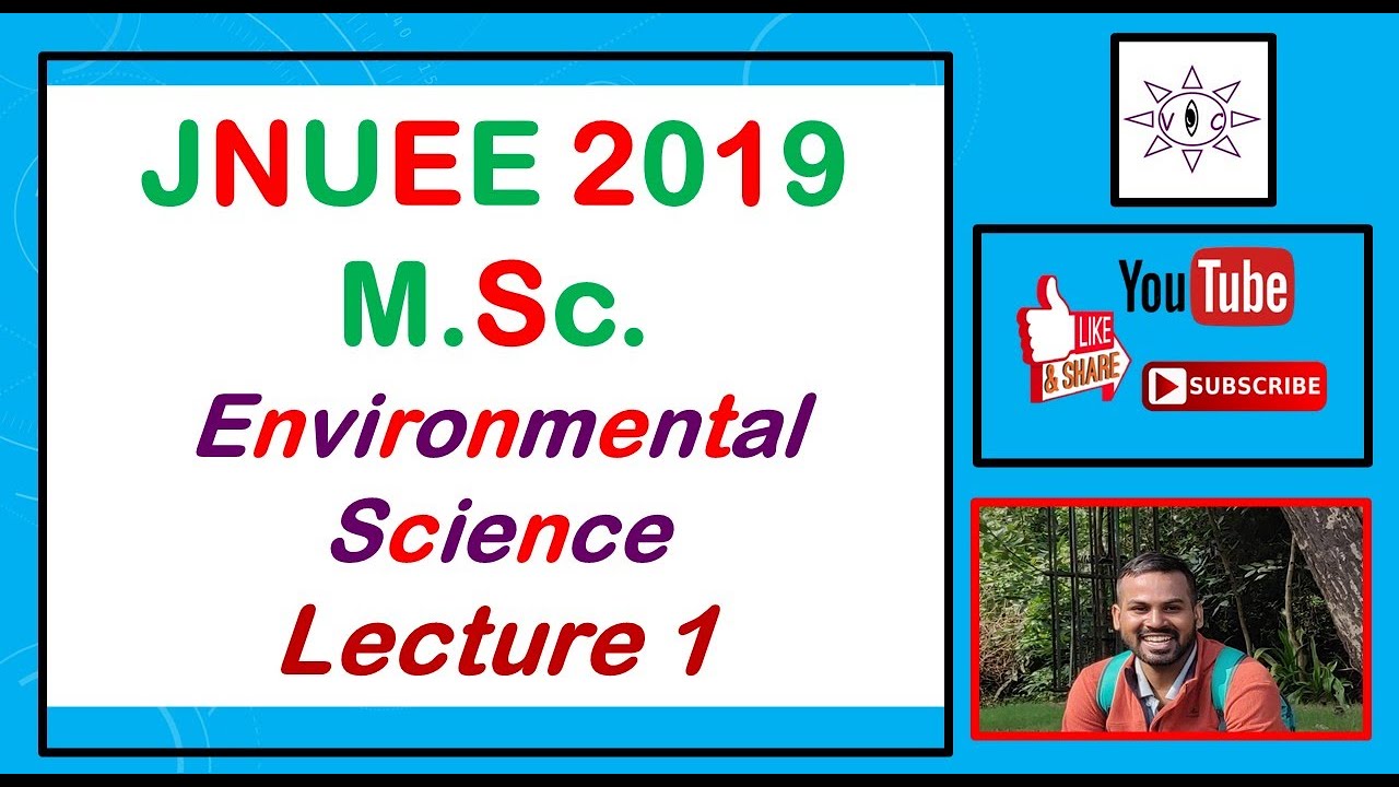 JNU MSc Environmental Sciences Entrance Exam 2019 | Paper Analysis | Lecture 1 #EnvironmentalScience