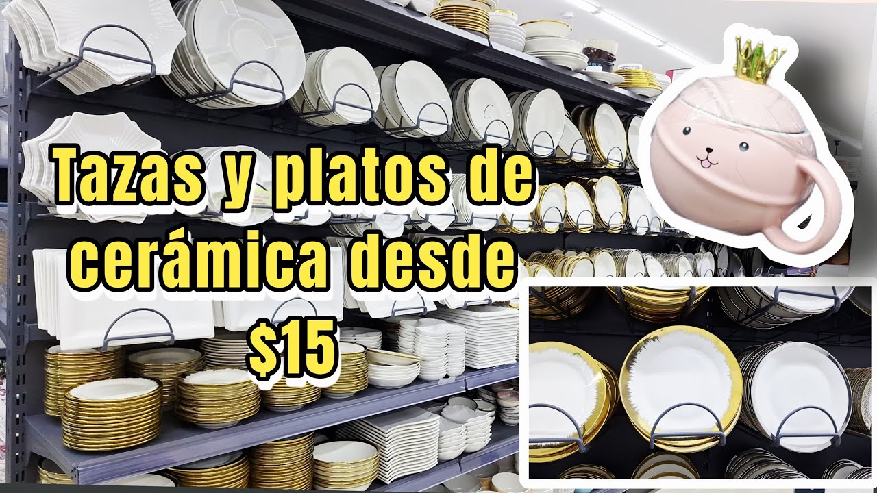 MEGA TIENDA CHINA // PLATOS Y TAZAS DE CEREMICA !!🍽 SUPER BARATAS 😍