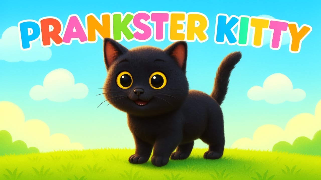 Prankster Kitty 🐱 | Playful Cat Song & Nursery Rhymes for Kids | Rhymes & Chimes