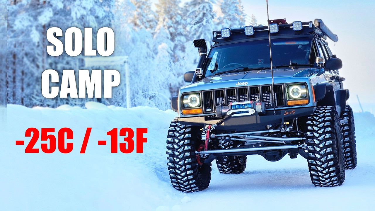 Solo Camping In My XJ In Extreme Cold Conditions