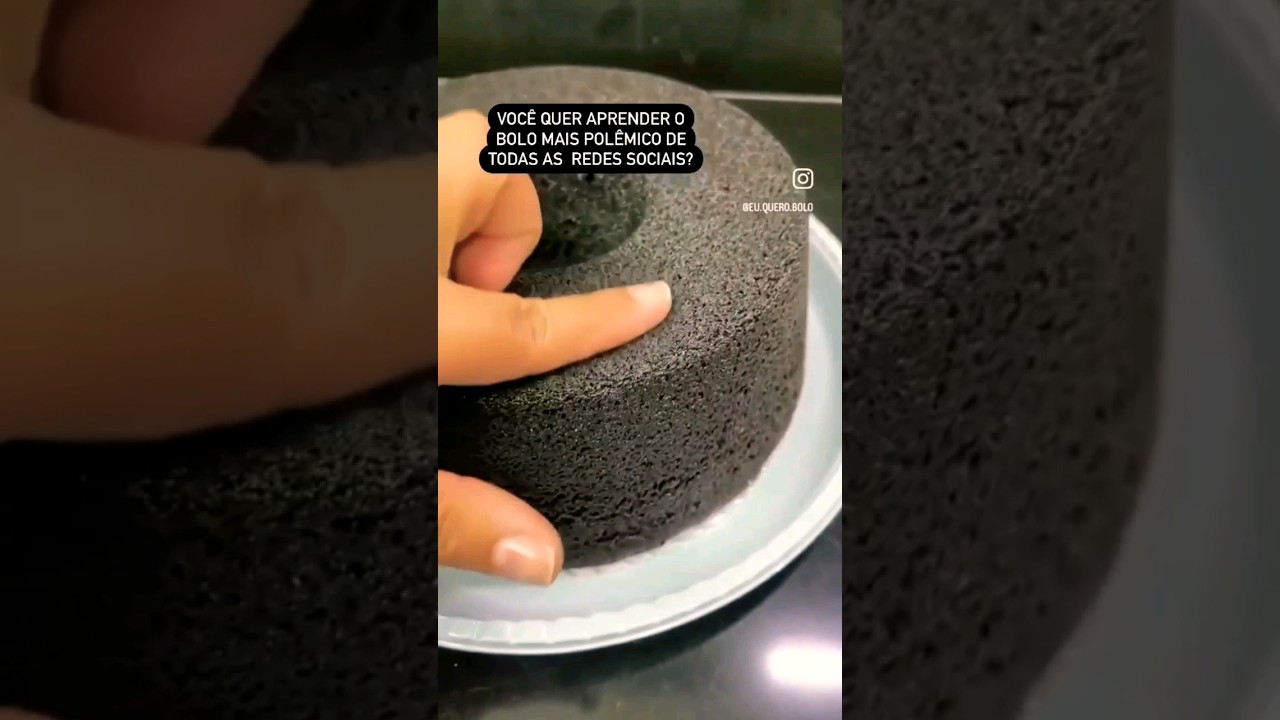 VEJA A COR QUE FICA O BOLO DE CACAU BLACK