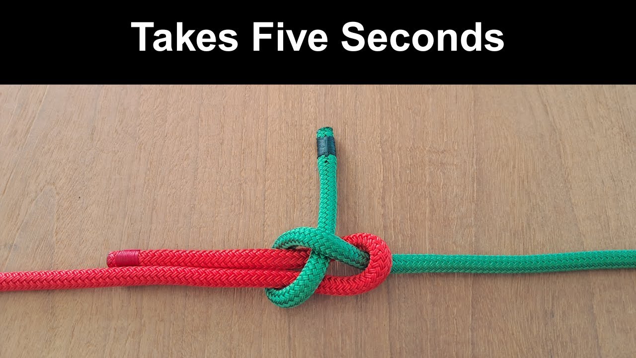 Sheet Bend - Best Knot to Tie Two Ropes Together