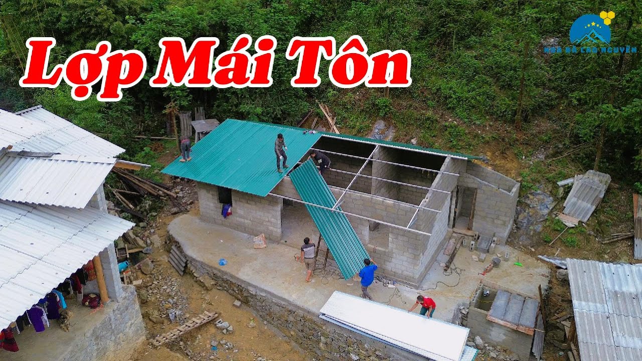 Nhà 3 Anh Em Mồ Côi đã có Mái Tôn chắc chắn | Gấp Rút những công việc cuối cùng của ngôi nhà | HĐCN