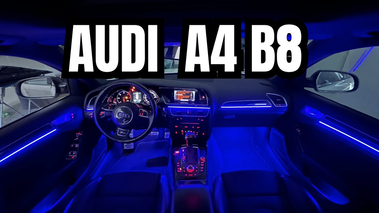 Come montare kit RGB luci interni in un'audi A4 B8