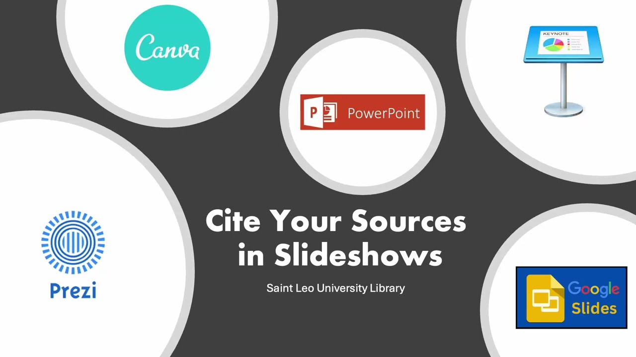 Cite Your Sources in Slideshows