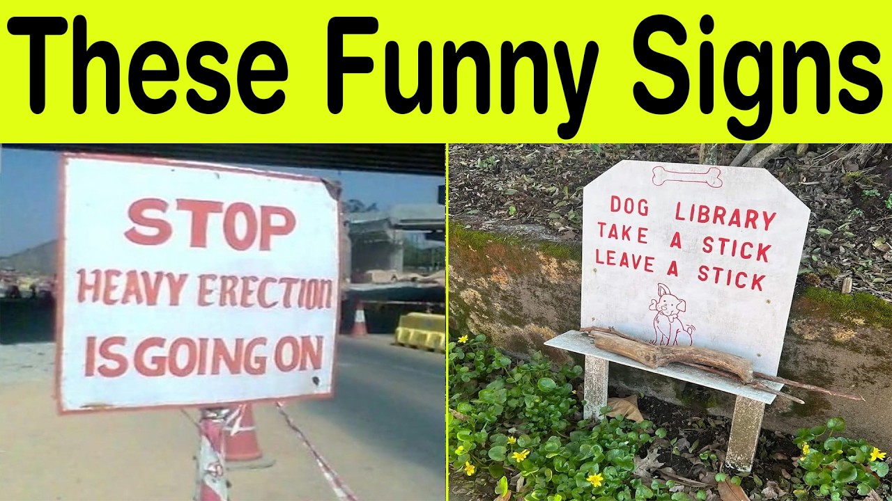 You Won’t Believe These Funny Signs Exist – The Internet Can’t Stop Laughing! || Happy Panda