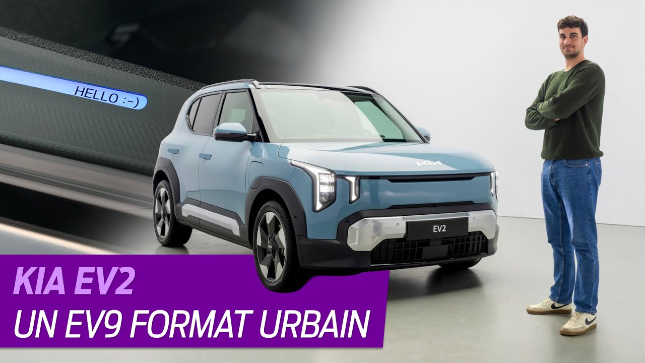 Kia EV2 (2026) : Une version miniature de l'EV9 pour défier la Renault 4 E-Tech