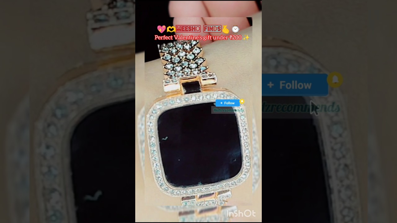 Valentine’s Gift Under ₹200 💝 | Beautiful Watch for Girls | Budget Finds 