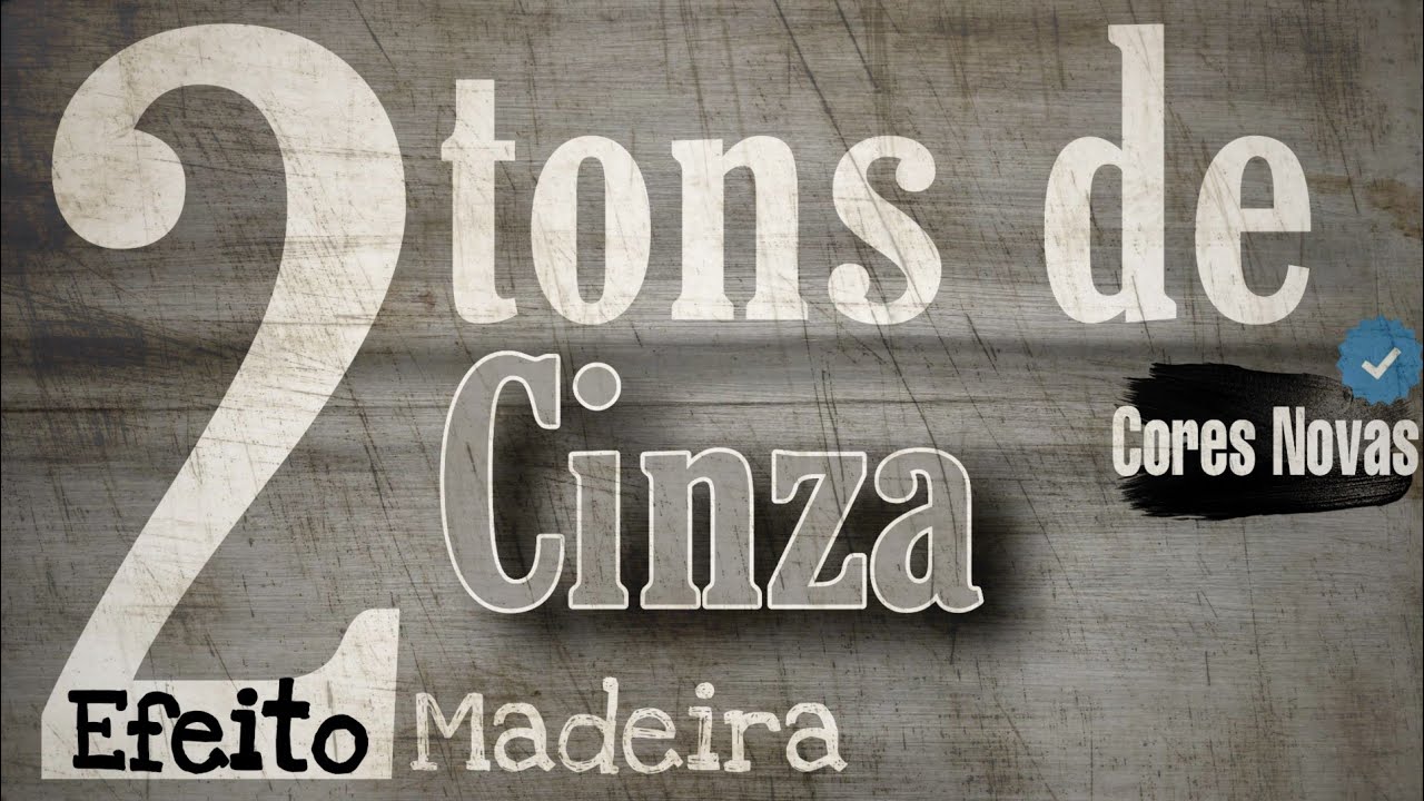 Efeito Madeira em Dois Tons de Cinza - Carvalho Cinza e Wengue Wood