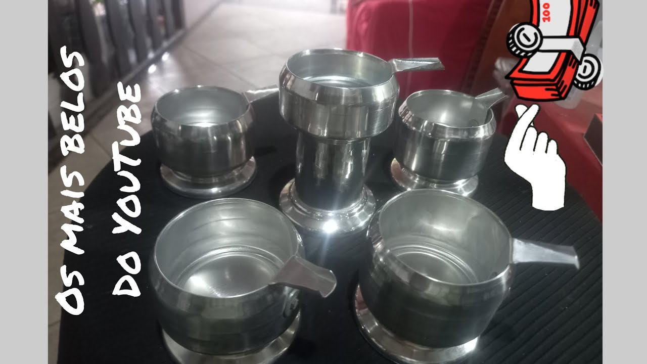 cinzeiro de latinha e gesso modelo novo(NOVIDADE)