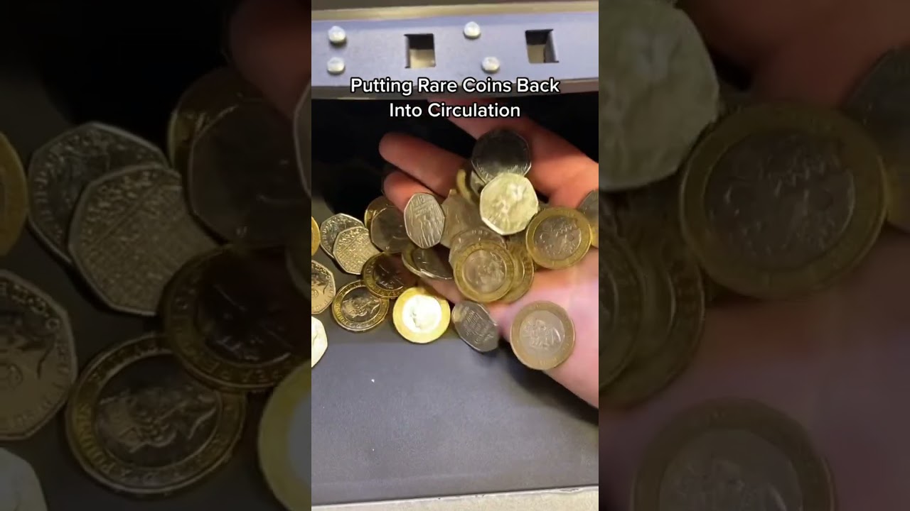 Good bye rare coins 😭 #coin #money #coincollecting #50p