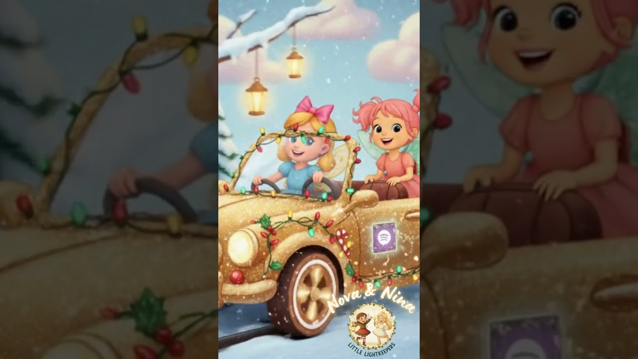 🎄✨ Twinkle Tree! Nova & Nina’s Sparkly Christmas Car Ride 🚗💖 