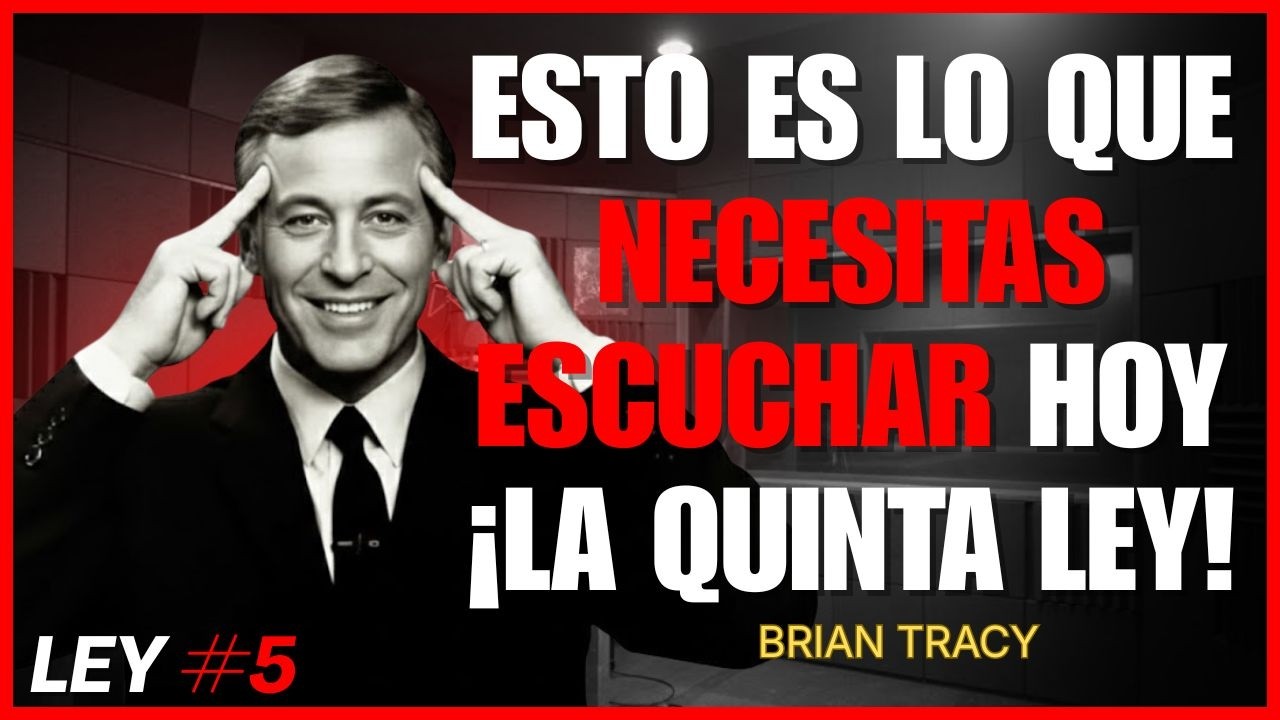 🧠¡NO PIERDAS MAS TIEMPO!  - LEY #5 - Los 7 Hábitos que te Mantienen Pobre | Brian Tracy