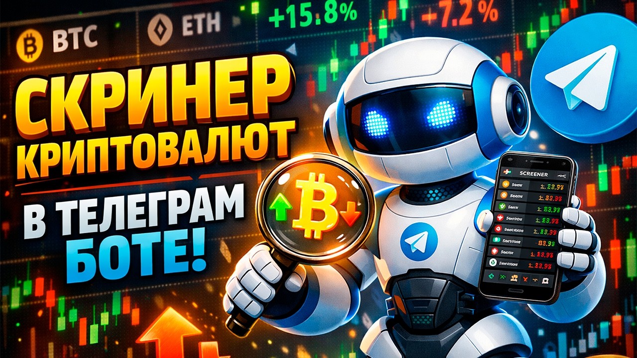 БЕСПЛАТНЫЙ СКРИНЕР КРИПТОВАЛЮТ в ТЕЛЕГРАМ | БОТ для ТРЕЙДИНГА и СКАЛЬПИНГА | CRYPTO SCREENER RSI