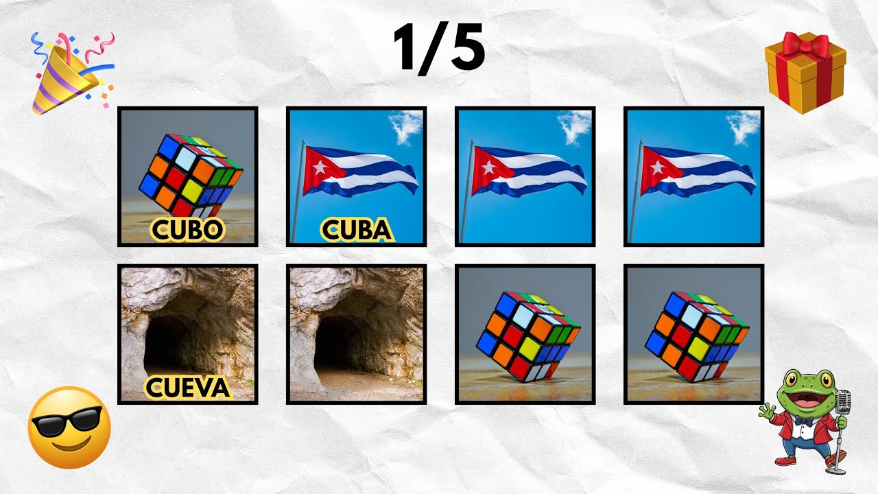 Say The Word On Beat Challenge EN ESPA&Ntilde;OL (Di la palabra al ritmo) Nivel 1-3 F&aacute;cil, Medio y Dif&iacute;cil