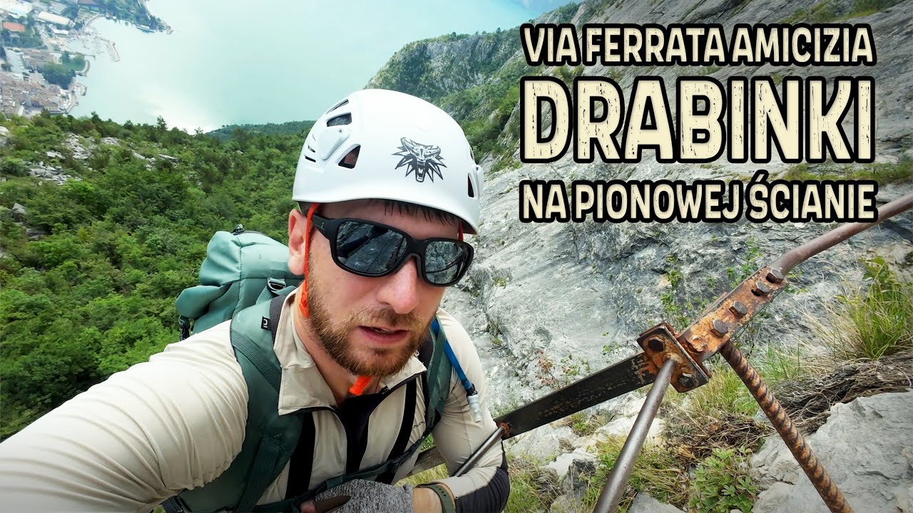 Z epickim widokiem na jezioro Garda - piękna ferrata Amicizia!
