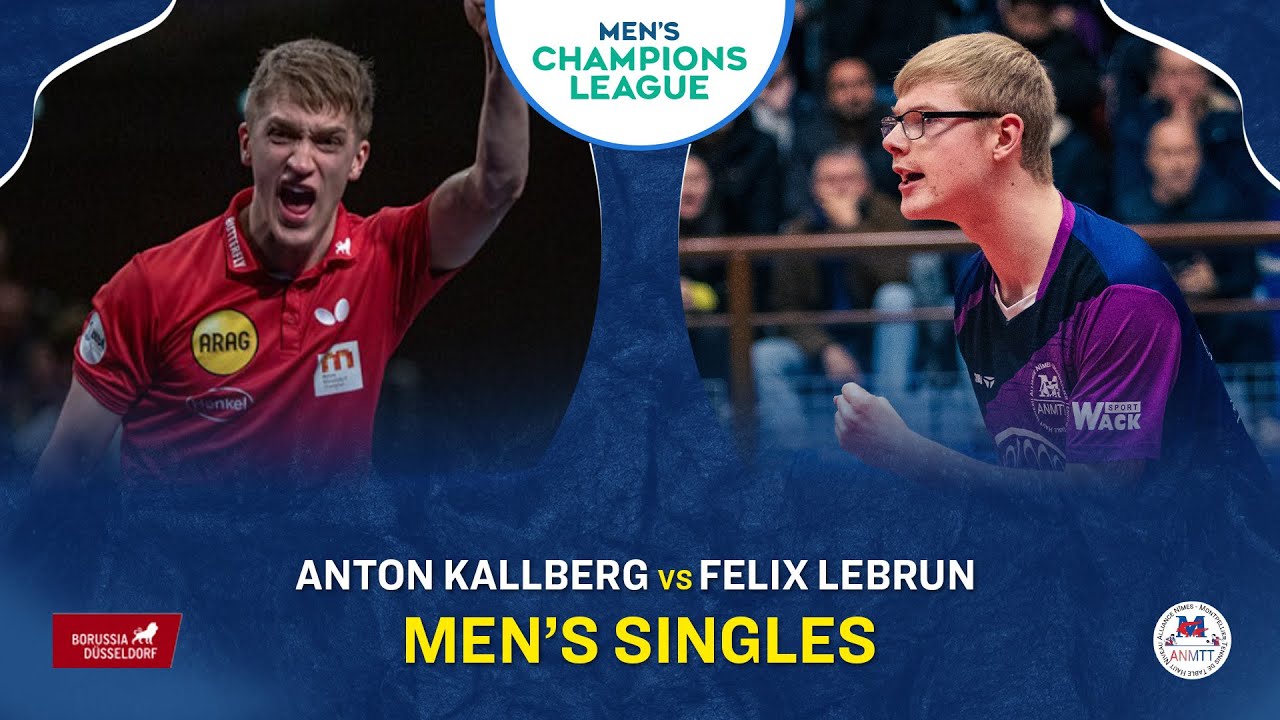 HIGHLIGHTS | ANTON KALLBERG (Düsseldorf) vs FELIX LEBRUN (Montpellier)|Champions League2025 QF