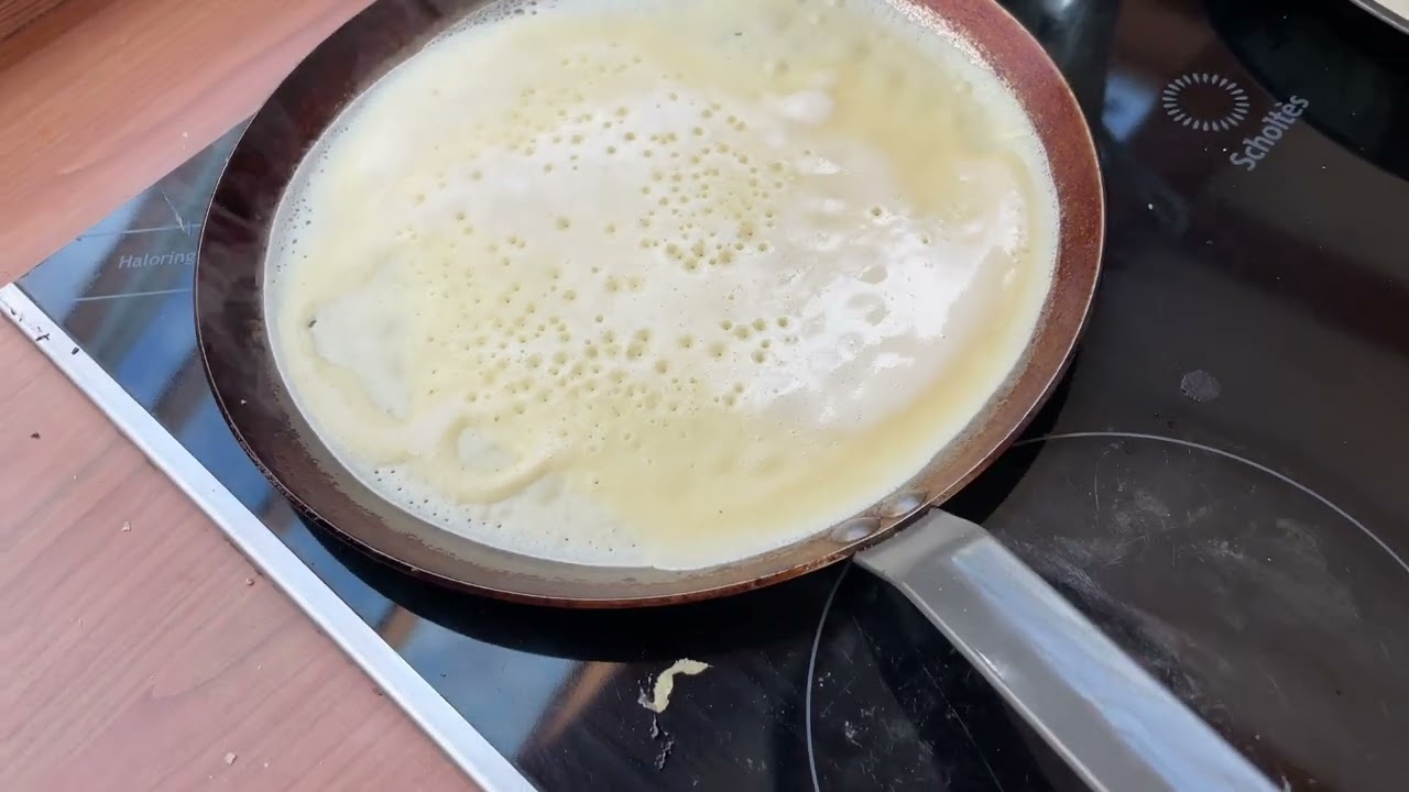 Faire des crêpes avec la poêle De Buyer Mineral B