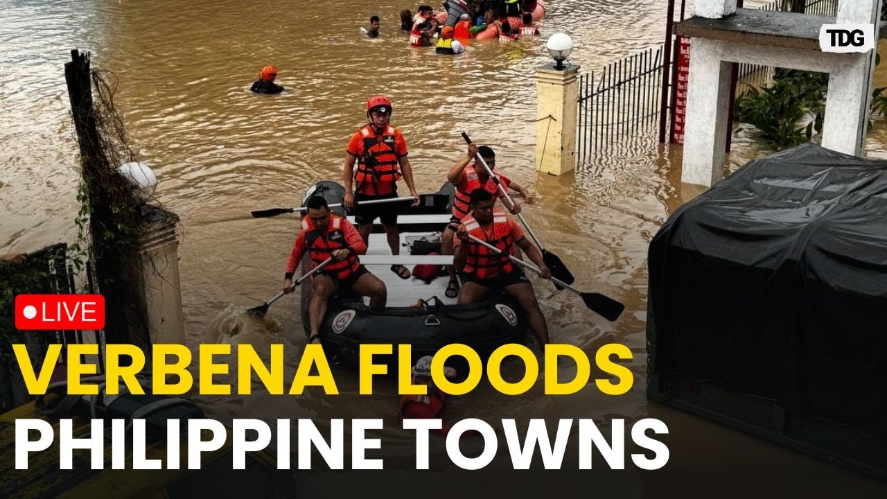 Tropical Depression Verbena LIVE: Heavy Rain From Verbena Causes Flooding Across Philippines