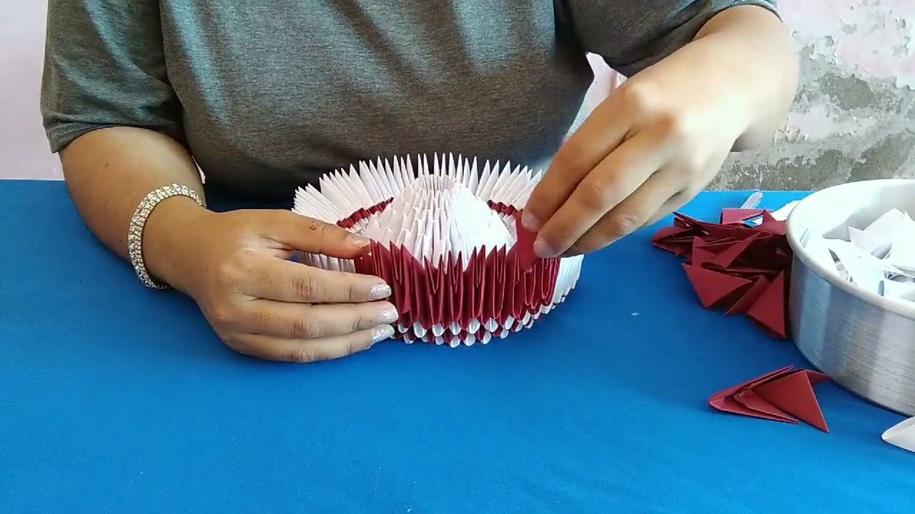 COMO HACER UN CISNE DE PAPEL PARTE#2 EL PECHO