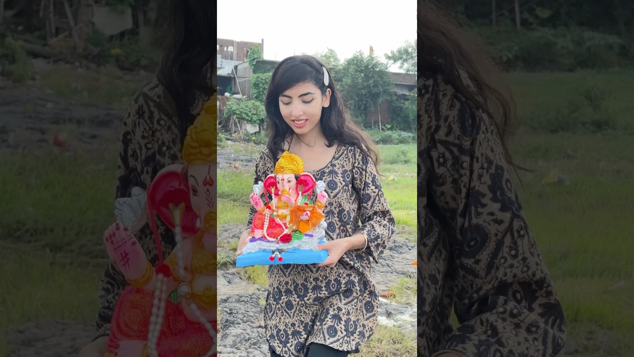 Ganesh ji visarjan 🥺❤️&zwj;🩹 | Simran Makhija | #shorts #school #schoollife #jaishreeganesha