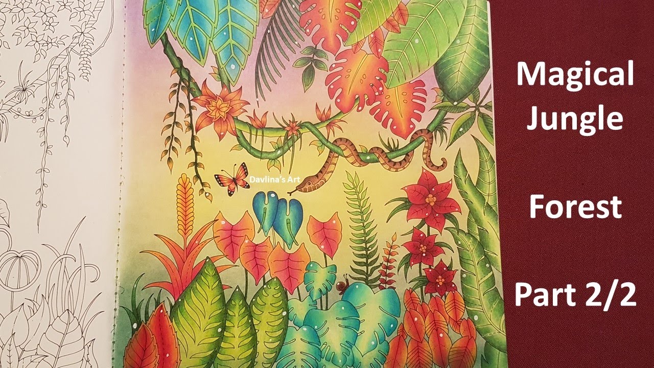 Forest | Part2/2 | MAGICAL JUNGLE by Johanna Basford