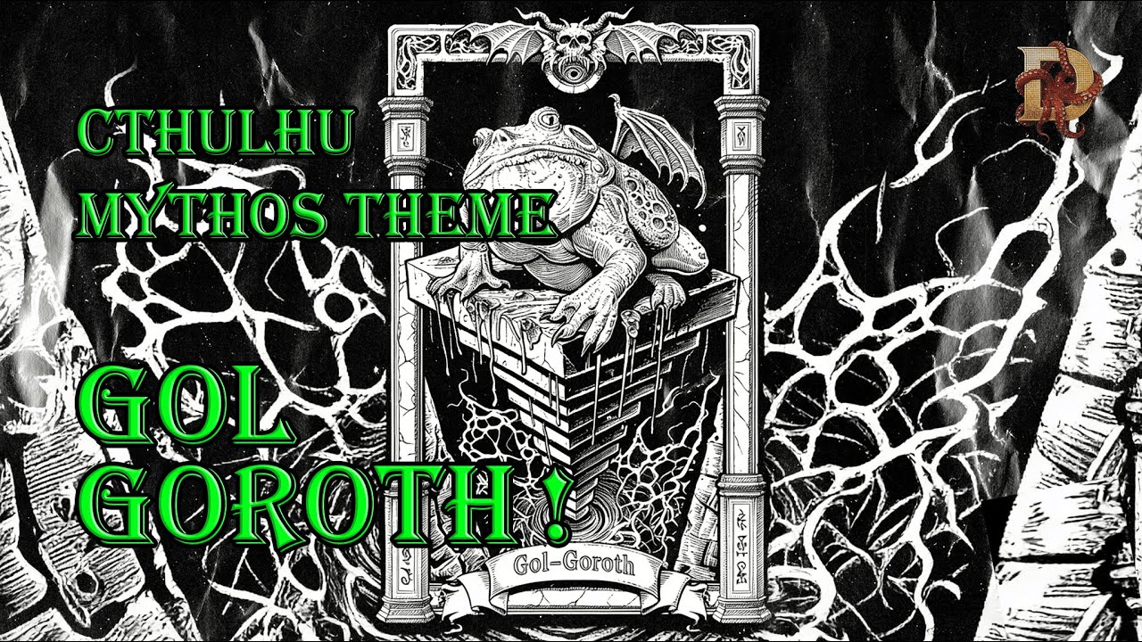 Cthulhu Mythos: Gol-Goroth (Oozing Toad Outer God) 1-Min ArtShowcase(Ink LineArt )