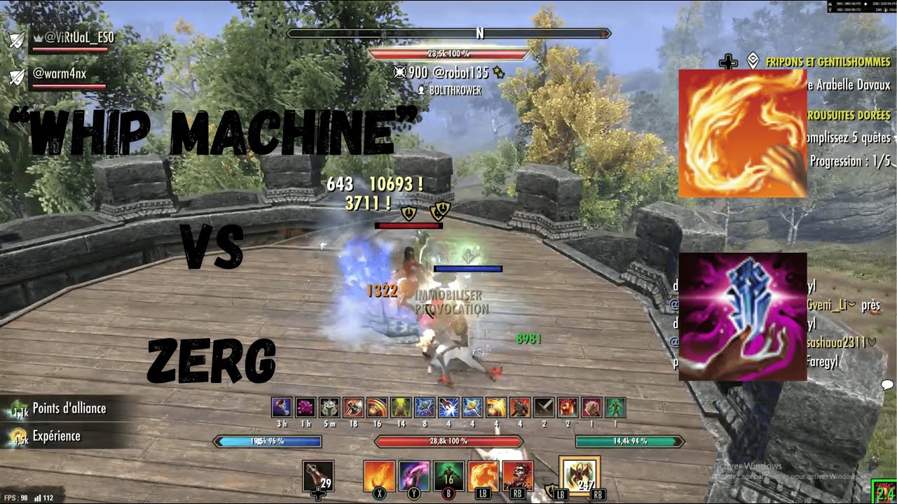 ESO PvP FLAME LASH DK OUTNUMBERED [U45]