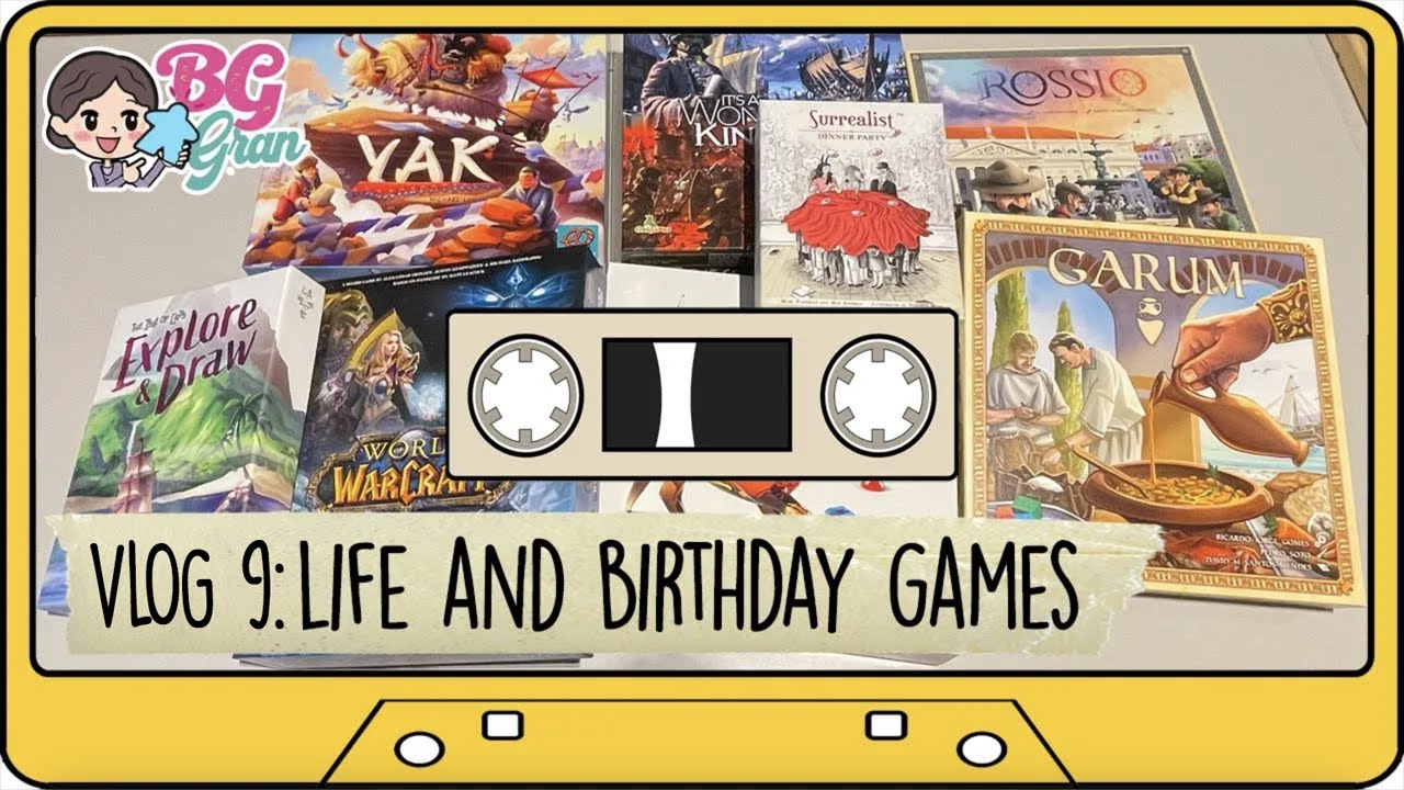 VLOG 9: LIFE UPDATE, BIRTHDAY BOARD GAME HAUL & OTHER NEWS