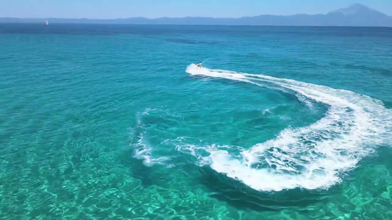 Platanitsi beach Sithonia 2025 Chalkidiki greckie Karaiby by drone plaże camping